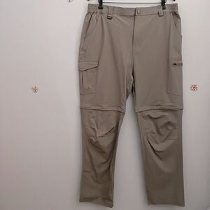 Convertible (zip-off) Hiking Pants Grey Size 38